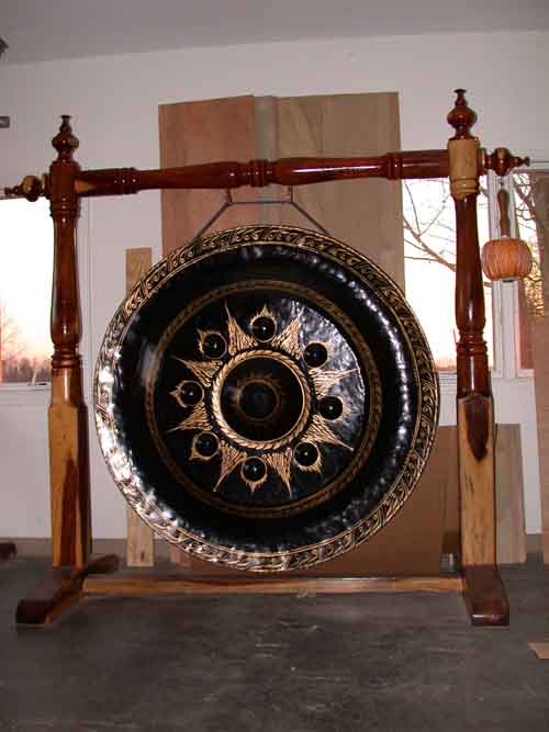 Authentic Bronze Buddhist Temple Gong 60" Huge