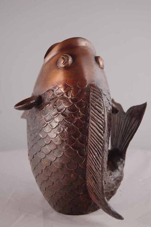 Traditional Fish Spitter Fountain w/ Pump Real Bronze Lost Wax Casting